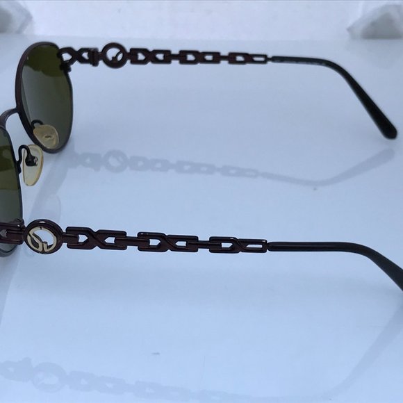 St John Sunglasses Thin Metal Bronze Gold Chain de - Picture 6 of 12